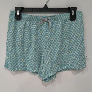 NWoT Jane & Blecker Women's Lounge Pajama Bottoms Shorts Size S Blue $30 JK541